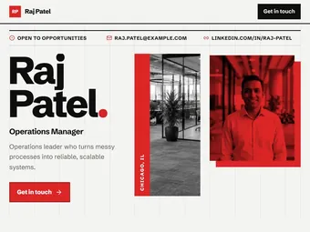 Poster PitchPage template