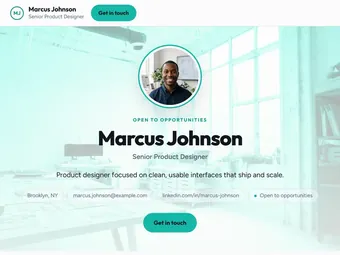 Accent Ring PitchPage template