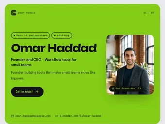 Pitch Deck PitchPage template