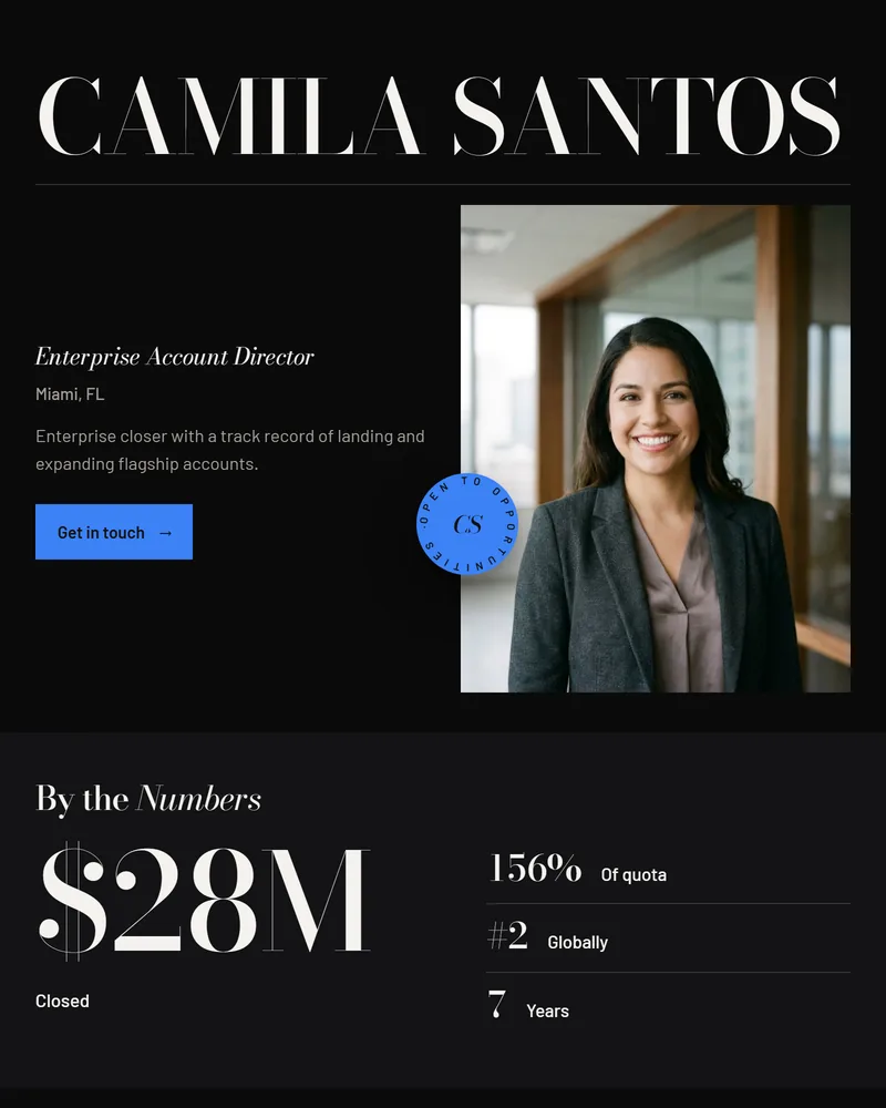 Cover Banner PitchPage template