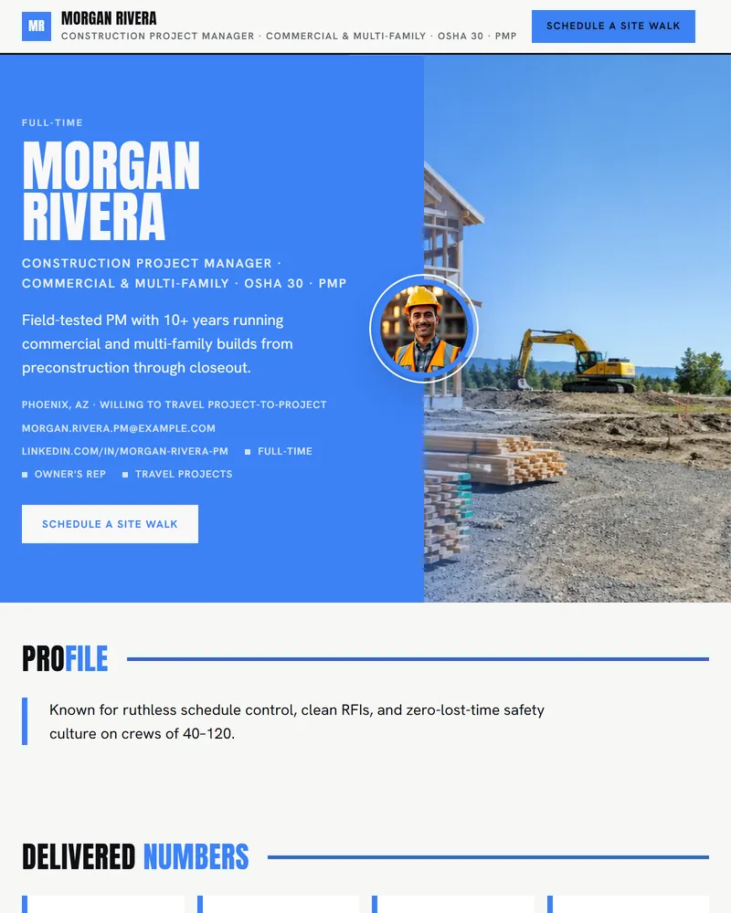 Hard Split PitchPage template