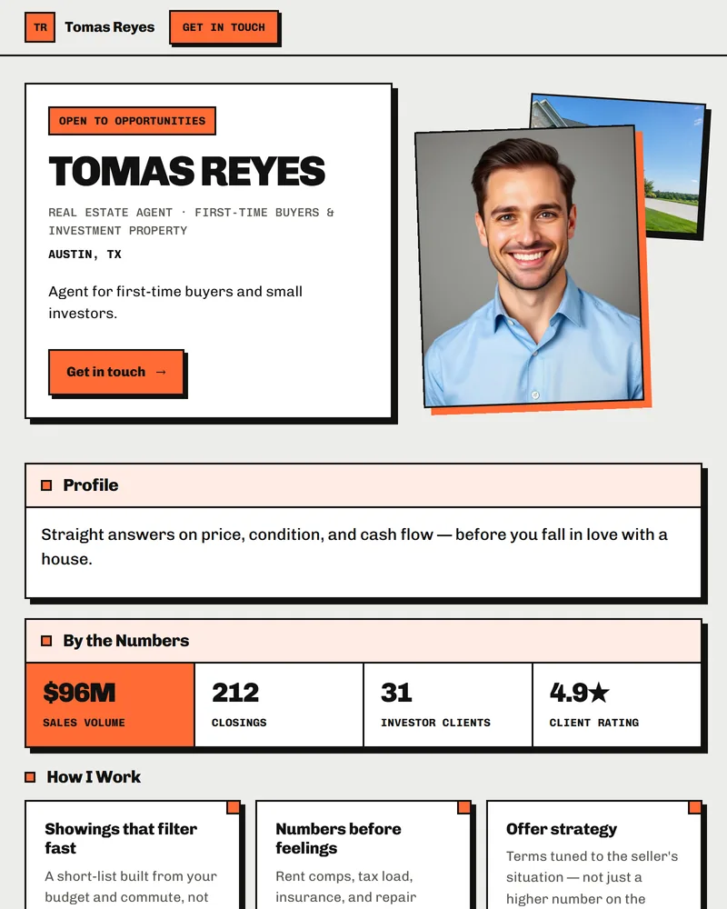 Offset Tiles PitchPage template